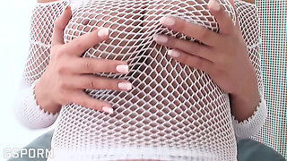 Sexy Blonde MILF Gaping Her Ass Hole with Fast and Hard Anal Sex