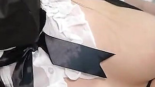 Japanese Beauty. Slender, Big-breasted Amateur, Shaved Pussy Sex and Fellatio. Asian, Hentai, POV, Maid Cosplay.