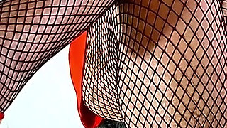 Mis a Displays Her Sexy Legs in an Panty Hose Show 2