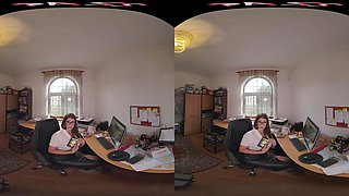 Office Lyne: Blowjob, Cowgirl  Missonary VR Porn