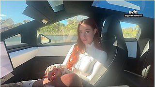 Taking My Best Friends Girlfriends Virginity- Creamy Car Sex-rosie Rider