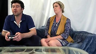 Stepmoms Big Natural Tits Oiled for Missionary Pounding