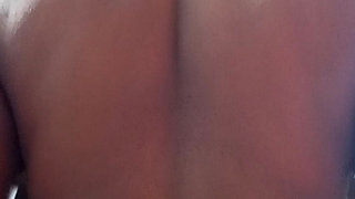 Morena mounts her white member very well (pov)