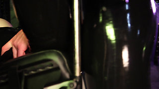 Latex Bondage Fuck, Blowjob and Facial - King Kruger and Honeybabesugarpiie