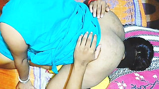 Romantic Desi Couple Enjoying in Bed