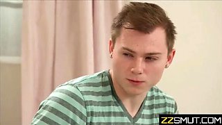 Stepson and Friend Double Team Stepmom Sloan Rider in Taboo Threesome
