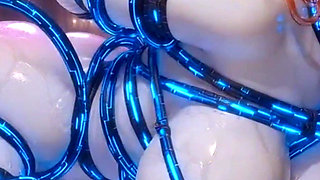 3D Hentai Cowgirl Doll - Smart Ropes Control & Float Ahegao