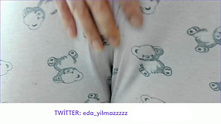 Rubbing Pussy with Pajamas- Cameltoe