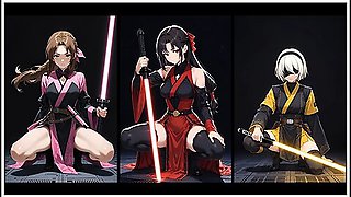 Tifa Lockhart And Hentai Anime - Ai Generated - Hentai - Tifa, Aerith And 2b - Jedi