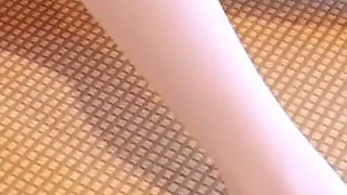 Double Ponytail White Silk Pool Water Binding Training