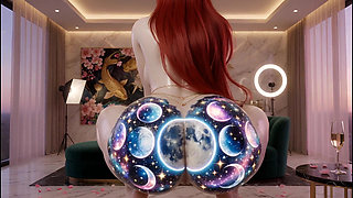 Massive Tits & Belly Tattoo Tease - Busty Mature Slut Slow Seduction 3D Hentai