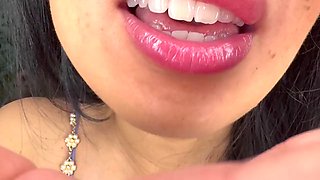 Tiny Brunettes Close-Up POV