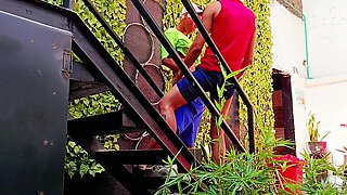 My Boyfriend Takes Me To A Motel And He Doesnt Glove And Starts Eating Me From The Stairs A Big Sucking And Something Else