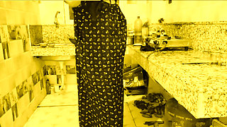 Curvy Goddess Desi Bhabi Gets Drilled Fast and Hard by Her Young Devar in Kitchen Room