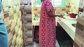 Desi bhabhi fuck by dever in the kitchen__Desi kitchen sex bangla voice