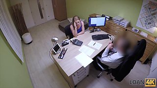 Nata Lee Fucks Loan Agent to Pay Tuition