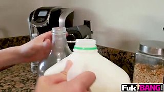 Ariella Ferrera Gets Creamy Milk From Her Neighbor - Busty Latina MILF in Hardcore Action