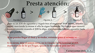 Spanish audio JOI. Follow Yor Forger's instructions to masturbate. You won't be able to stop!