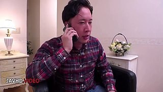 Sultry Asian Wife In Kimono Tempts With Blowjob Then Gets Fucked Hard With Ema Kato