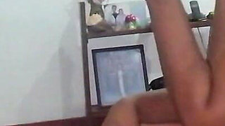 Father in Law's Gigantic Dick Hangs Out Under His Sarom for Step Daughter