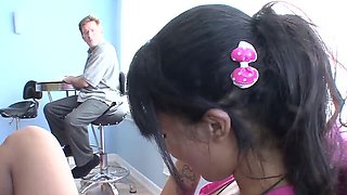 Old Man Fucks Young Teen - Hardcore Daddy Bangs Youthful Girl