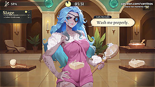 Busty Teen Babe with a Perfect Body Gets Her Tight Pussy Fucked with a Huge Cock and Creampied - Hotel Tales (steam Game)