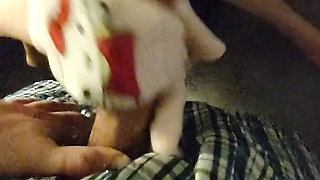 Sexy Pink Hello Kitty Sockjob & Sock Handjob
