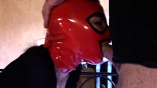Laura On Heels: Amateur Stepsister's Wild Sofa Blowjob