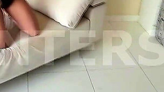 Delicious Blowjob and Cumshot on the Most Perfect Ass on the Platform