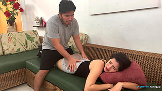 I Accident My Neighbor and Help Her with First Aid After a Fuck!