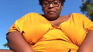 In the Middle of the Parking Flashing My Hairy Pussy