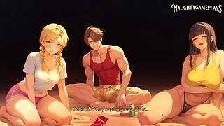 I Love Your Wife Part 05 By VelniDokra - Busty Sexy Hentai Wife and Her Chubby Friend - 3D Game
