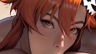 Ai Generated Cumshot Facial and Intense Orgasm Sex Swallowing Huge Cock