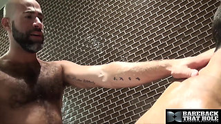 Barebackthathole Damon Andros Slides His Long Cock Into the Slender Bottom Stephen Harte