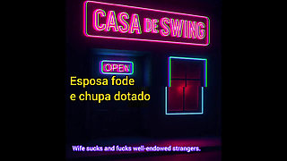 Husband Takes Wife to a Gloryhole for the First Time to Suck and Fuck with Strangers!