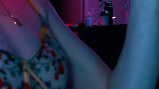 Blonde Model Gets Oiled up and Railed