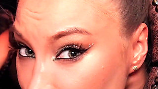 Dildo Backside Dick in Her Mouth. Extreme Rough Anal Sex!