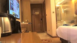 I made an appointment with a good-looking girl in a sexy butt-hugging skirt and gave her a blowjob in black stockings: Blowjob, Missonary  Licking Porn