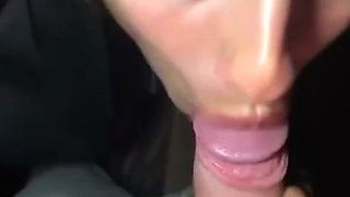 18 Year Old Italian Webcam Star Blonde Street Bitch Sucks a Stranger on the Street Because She Is Hungry for Cum