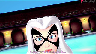 Felicia Hardy,black Cat, Bikini Blowjob - Marvel