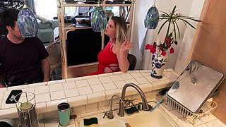 Stepmom gets pics for anniversary of secretary sucking