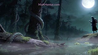 Secret Mission Fern x Frieren: Dangerous Cum Hunting in the Jungle (Anime Hentai)