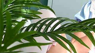 A Beautiful Anime Girl Got Fucked in Her Tight Pussy and Sweet Mouth. He Came on Her Cunt.