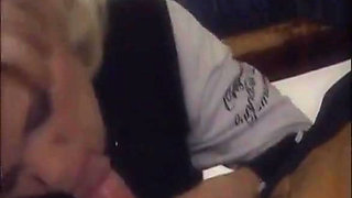 Blonde German Babe Rides Monster Cock in Classic Retro Age Gap