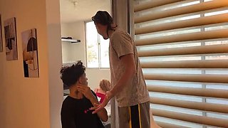 Horny Stepmom Takes Advantage of Distracted Cuckold Husband to Fuck Stepson's Big Ass