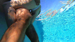 All Natural MILF Julia North Underwater Anal in the pool