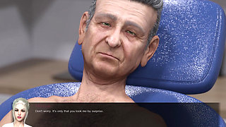 Hot Nurse Sucked Horny Oldman's Cock