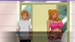 Mansion, cartoon fantasy, footing