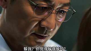 Asian cutie got a thing for her husband's dad and almost got caught AI generated