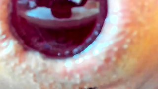 Awesome Big Boobs Blonde Masturbates In The Shower